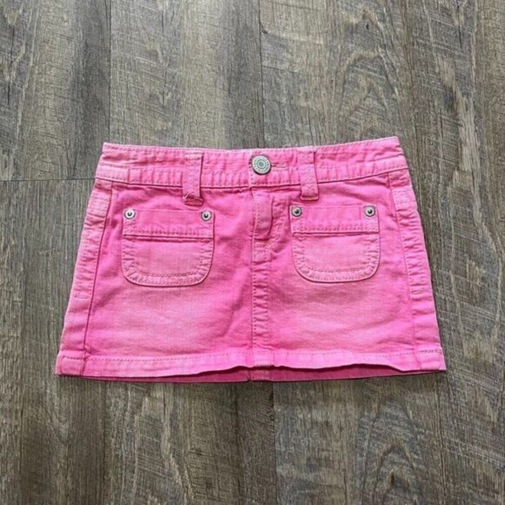 Aeropostle: Pink Denim Mini Skirt
